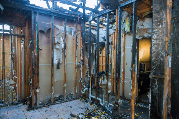 Professional Fire Damage Assessment technician working in Marshall, MN